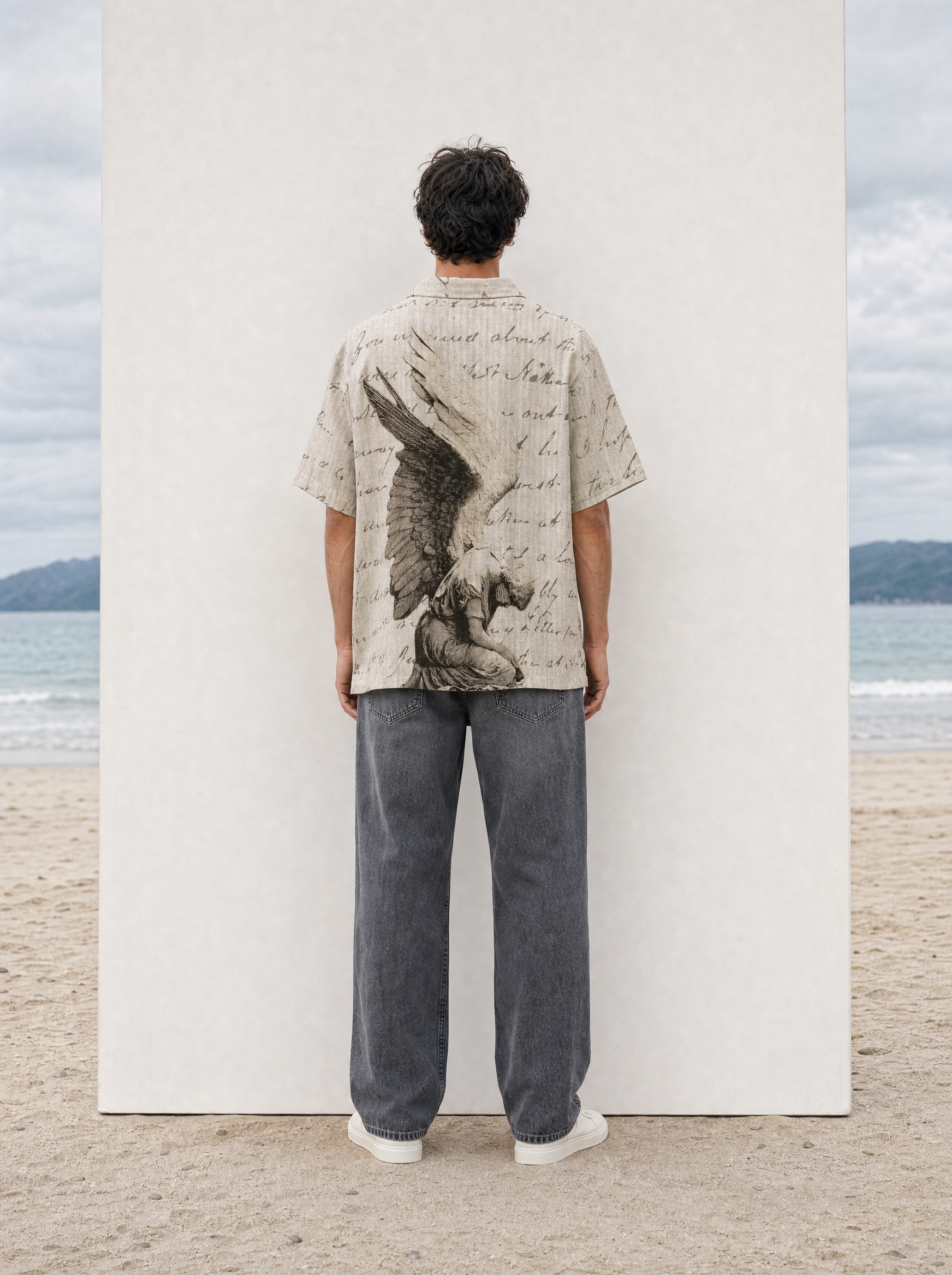 Castor — Statue Linen Shirt (Off-White)